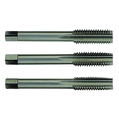 Juego de 3 machos de roscar HSS DIN352 Ø5x80 mm TIVOLY - 1050051050080 (1/2)