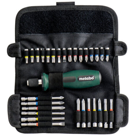 METABO Juego de destornilladores SP de 30 puntas en estuche blando - 626726000
