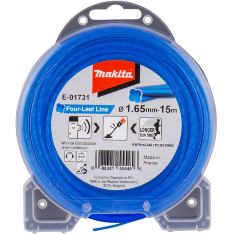Hilo de nylon trenzado MAKITA 1,65 mm x 15 m - E-01731