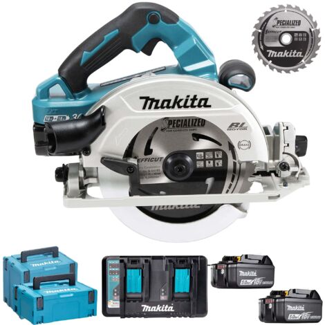 Sierra circular Makita Batería DHS782PT2J de 18 V x 2,5 Ah