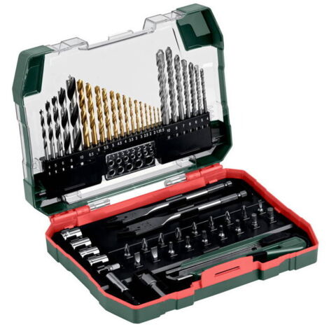 METABO SP broca + taladro + juego de accesorios 55 piezas - 626707000