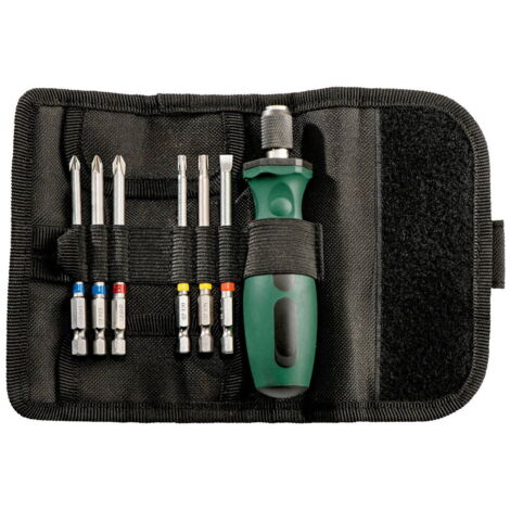 Juego de destornilladores METABO de 7 puntas en estuche blando - 626723000 (1/2)