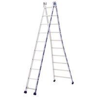 Escalera transformable Platinium 2 tramos - TUBESCA - 2m92/4m88 - 02442610