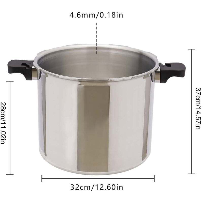 Pentola A Pressione 8l Taurus Classic Moments KPC5010  Acciaio Inossidabile 85217141 - Foto 14