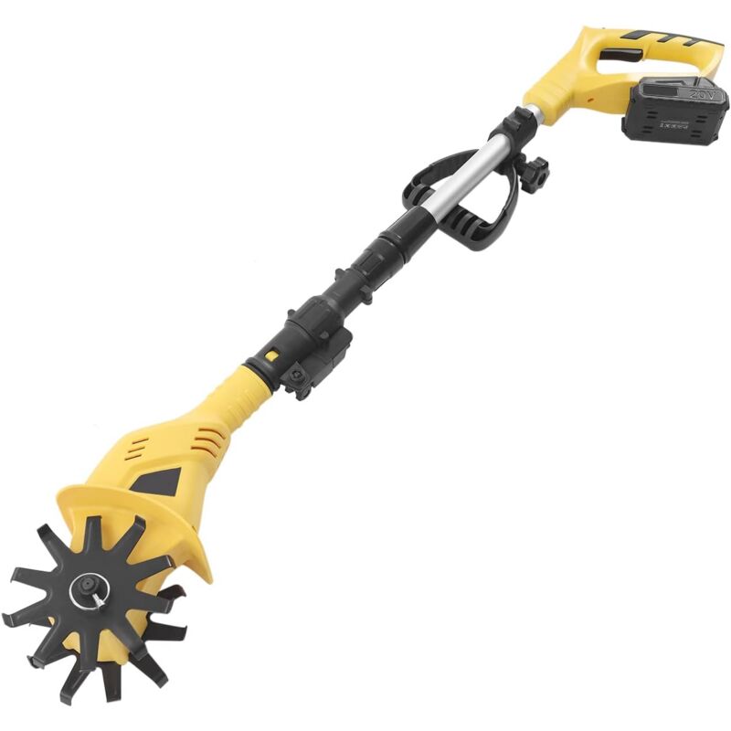 MOUYAT Set Di 4 Zappe E Coltivatori Da Giardino A Doppia Testa - Manico Antiscivolo - Acciaio 45 - 2