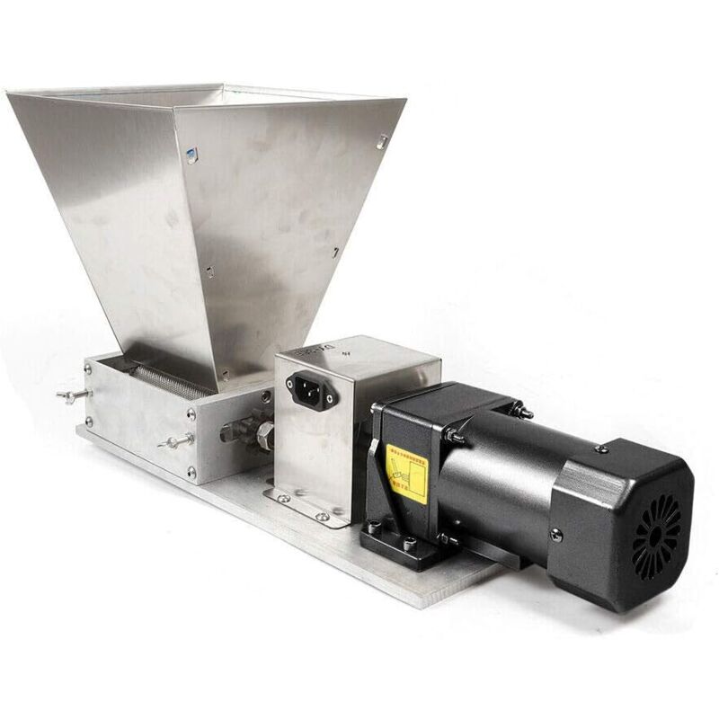 Mulino Per Grani INTBUYING 2 Rulli Con Tramoggia – Macina Elettrico O Manuale Per Home Brewing