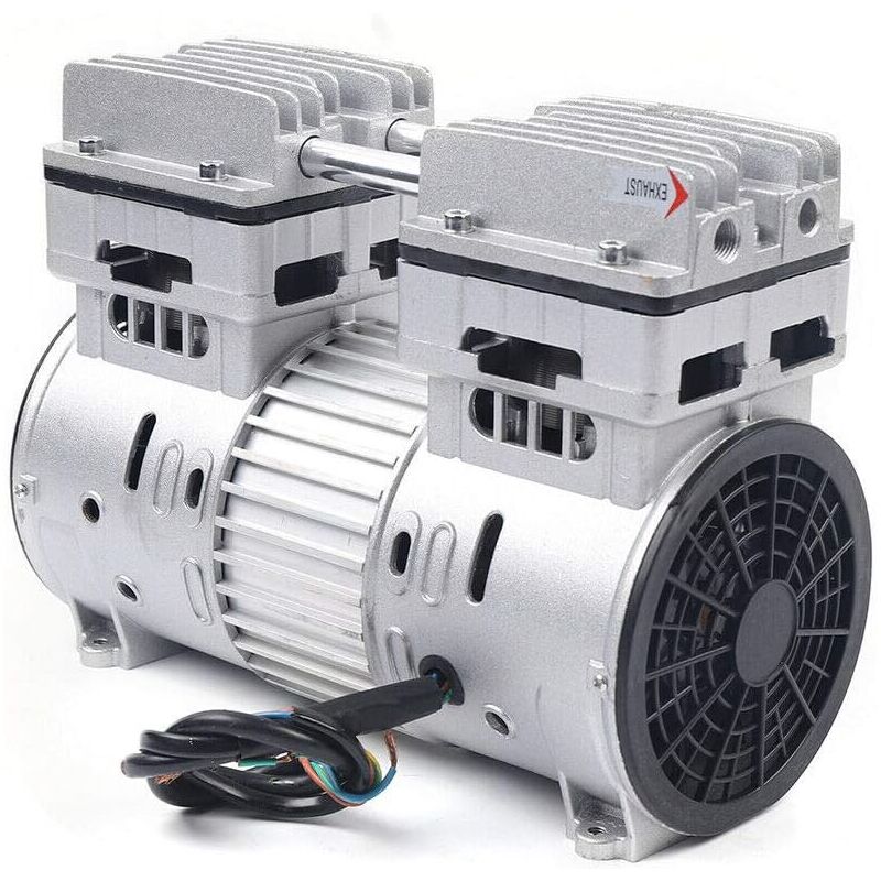 Compressore Silenzioso 8 Bar 550W: Pompa D’Aria Oil-Free Per Laboratorio E Officina