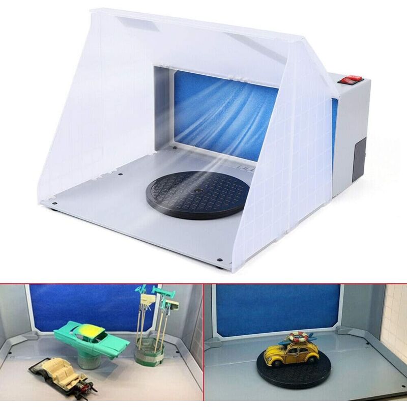 Cabina Di Verniciatura VEVOR Con Doppia Ventola - 9 M³/min, Luci LED | Per Aerografo E Modelli - Foto 2