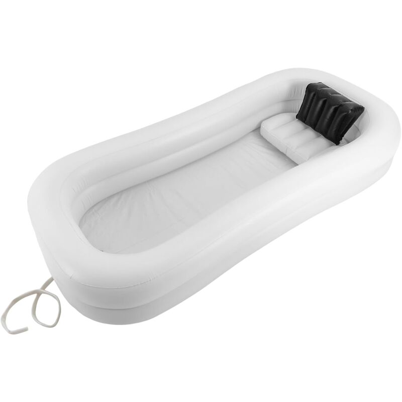 Vasca Da Bagno Pieghevole Portatile Da 135 Cm Staffa Da Bagno Non Gonfiabile In PVC Piscina