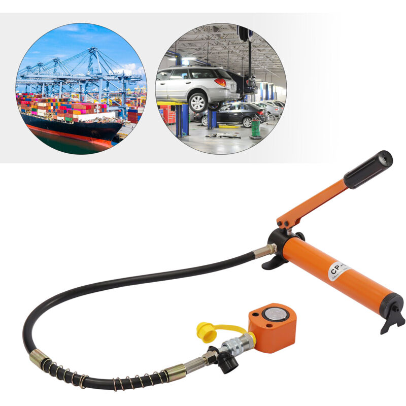 CP-700 Pompa Idraulica Manuale Con Manometro - 7