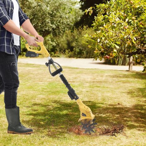 Lilyvane Zappa E Coltivatore 2 In 1 Con Manico Regolabile Fino A 114 Cm – Attrezzo Da Giardino Pesante