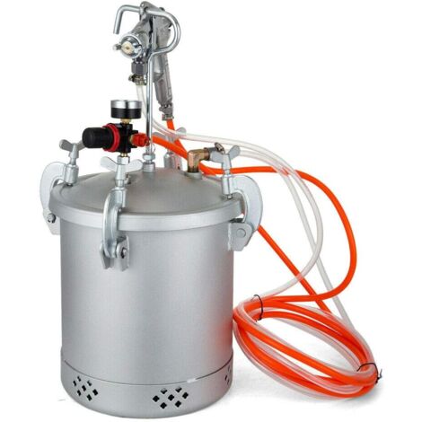 Pistola A Spruzzo Per Verniciatura Con Serbatoio A Caduta - Versione Basic POWAIR010X - HVLP, 400 Ml, Max 5 Bar