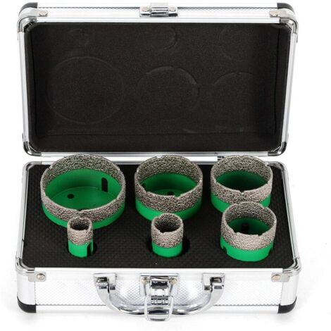 Punte Trapano Diamantate M14 Da 6 Mm A 35 Mm. Perfora Fori Su Piastrelle, Marmo, Grano E Pietra. Utilizzare Con Smerigliatrice Angolare - Foto 4