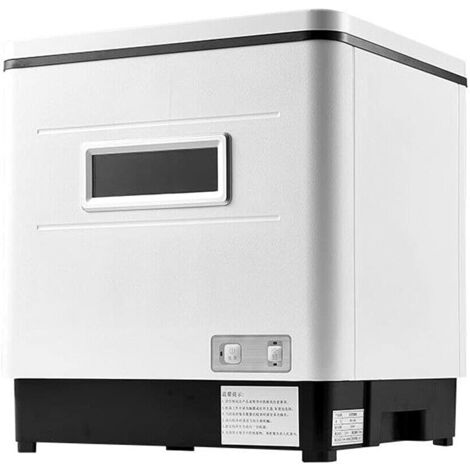 Lavastoviglie, Lavastoviglie completamente automatica 1500W 41-60L 6 Porte 6 Pasto Bianco