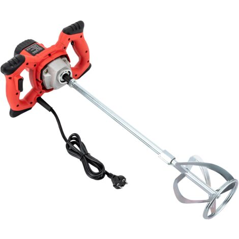 Miscelatore elettrico per cemento a mano 1500 W 6 velocità di malta elettrico per cemento High Low Gear 6 colore di velocità