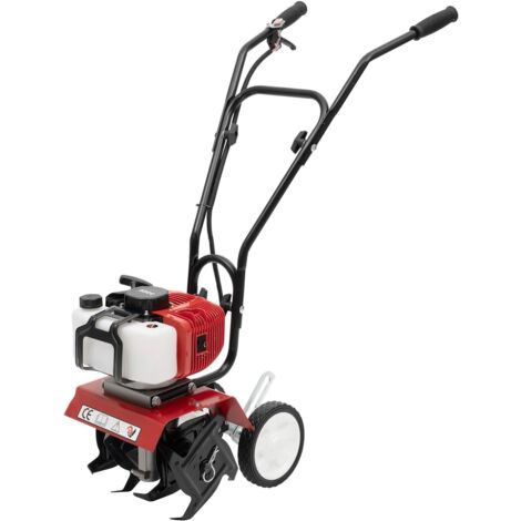 52cc Fresa da giardino a benzina, motozappa Motocoltivatore a 2 tempi, motore mini aratore coltivatore coltivatore, fresatrice professionale per terreno
