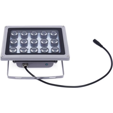15 LED IR Illuminatore 850nm Array Lampade A Infrarossi Con Sensore 12v Illuminatore IR per videocamera Visione Notturna Esterna Impermeabile per telecamera CCTV di sicurezza (1/5)