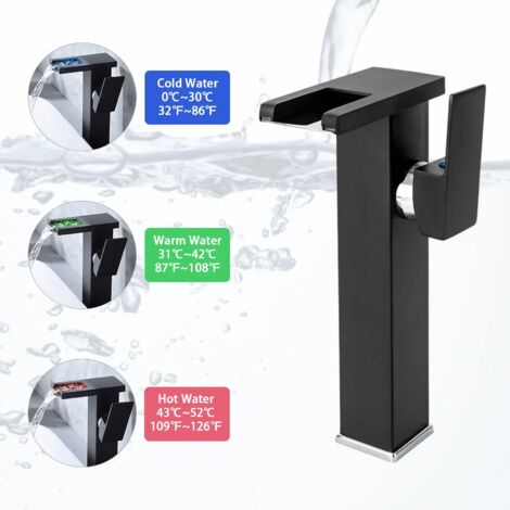 Rubinetto Nero Con Luce Rubinetto Per Lavabo Con Illuminazione A LED rubinetto-nero-con-luce-rubinetto-per-lavabo-con-illuminazione-a-led