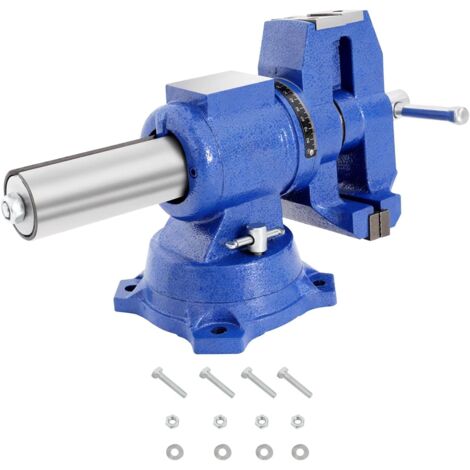 Morsa parallela ARIEX Ruby 175/100 in acciaio forgiato da banco base girevole