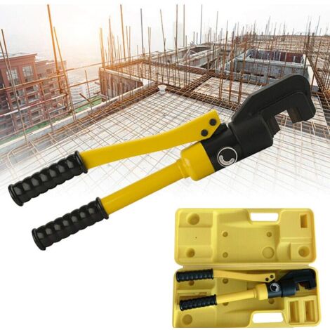 8 tonnellate Tagliabordi idraulico con scatola 4-16 mm Taglierina d'acciaio idraulica industriale per filettatura tagliabile Acciaio rotondo Basso contenuto di Co2 (1/5)
