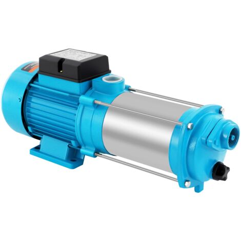 Pompa centrifuga da giardino, 1 pollice, pompa centrifuga a a 5 livelli, pompa ad acqua autoadescante multistadio, pompa a pressione antiruggine per impianti idraulici domestici (1300 W, 4000 L/H)