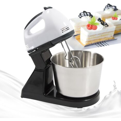 Robot da cucina Knet Uova impastatrice con ciotola in acciaio inox, Frullatore 100 W, 1,7 l, frusta a 7 velocità regolabili, utensile da cucina