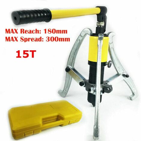 DEMA Set Idraulico Per Carrozzeria 4 Tonnellate - Kit Di 19 Pezzi Per Rimuovere Ammaccature, Con Valigia In PVC - 4