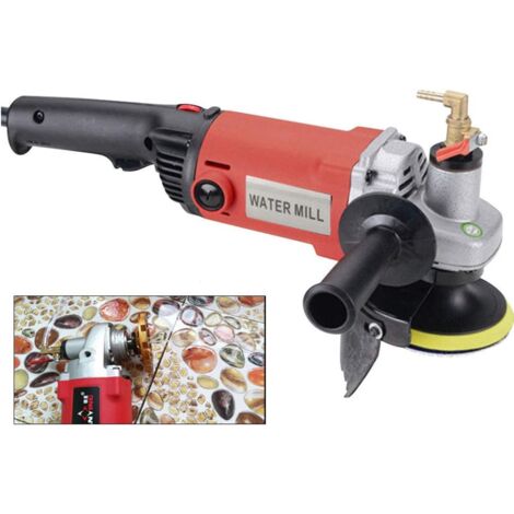 Lucidatrice a umido professionale, 1400 W, lucidatrice a umido a velocità variabile per marmo, piastrelle di cemento, granito, terrazzo