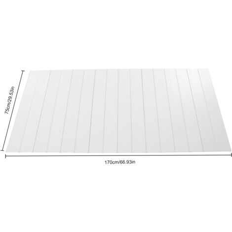 Copertura Per Vasca Da Bagno Pieghevole - Impermeabile, Antipolvere | Portata 5 Kg, 170x75 Cm - Foto 4