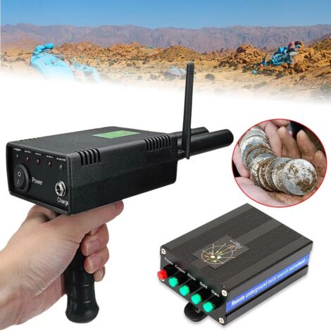 3D Gold Detector Professional Metal Detector Underground - Strumento di ricerca in metallo Treasure Scanner per relitti, gioielli, portata 1000 m, profondità 20 m