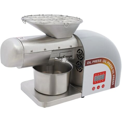 Frantoio elettrico per l'estrazione dell'olio in acciaio inossidabile da 1800 W