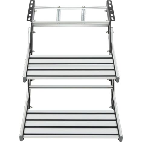 Gradino manuale per camper, doppio gradino, gradino in alluminio ...