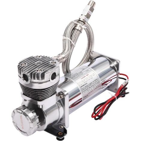 Kit compressore d'aria ad alte prestazioni da 200 PSI 12V 300W per clacson, sistemi di sospensioni pneumatiche e utensili pneumatici. (1/5)