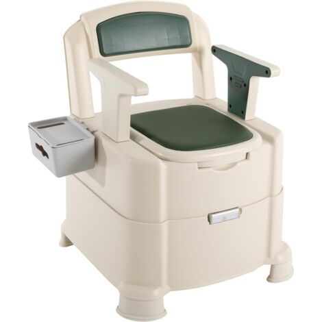 WC Portatile Pieghevole XXL Per Adulti - Capacità 399 Kg, Altezza Regolabile 8,4-50 Cm, Sedile Largo 36,6 Cm, Con Sacchetti, Per Campeggio, Camion, Cantieri - 4