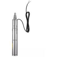 Pompa Sommersa Per Pozzo Profondo 24V 370W, In Acciaio Inox, Portata 65m - Per Irrigazione, Fontane E Uso Domestico