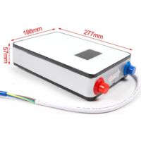 Scaldabagno Elettrico Portatile 3500W 220V - Riscaldamento Istantaneo Per Doccia, Kit Completo Incluso