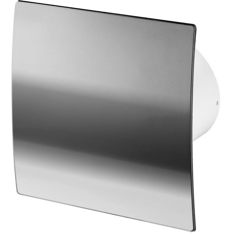 100mm Humidity Sensor Extractor Fan  Chrome ABS Front Panel ESCUDO Wall Ceiling Ventilation