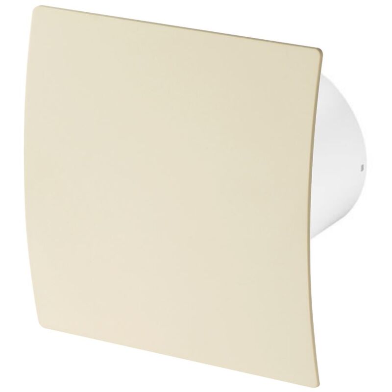 100mm Pull Cord Extractor Fan Ecru ABS Front Panel ESCUDO Wall Ceiling