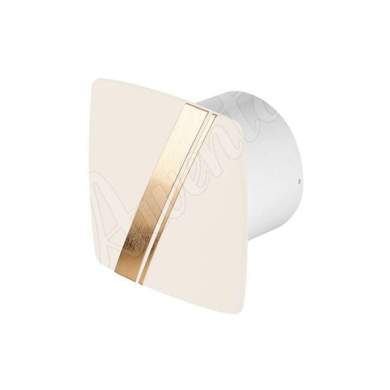 Ecru Kitchen Bathroom Wall Extractor Fan 100mm Awenta LINEA Style Standard