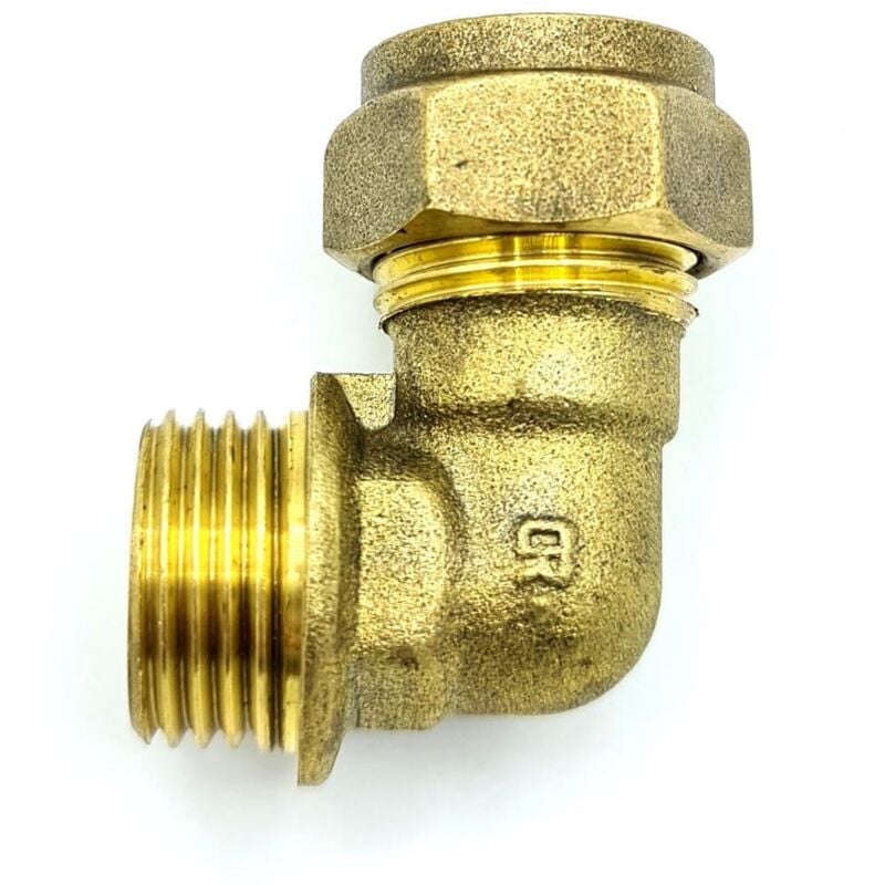 15mm x G1/2 Female x 15mm Tee Adaptor Brass Compression Fittings Connector