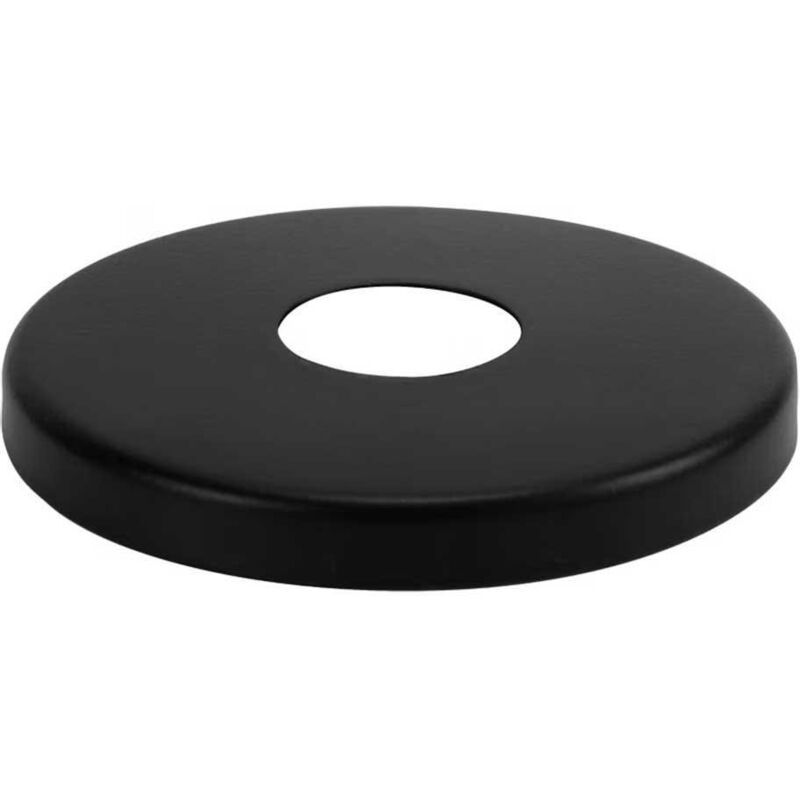 21mm 1/2 Inch BSP Black Finished Steel Valve Tap Pipe Cover Collar 8mm High