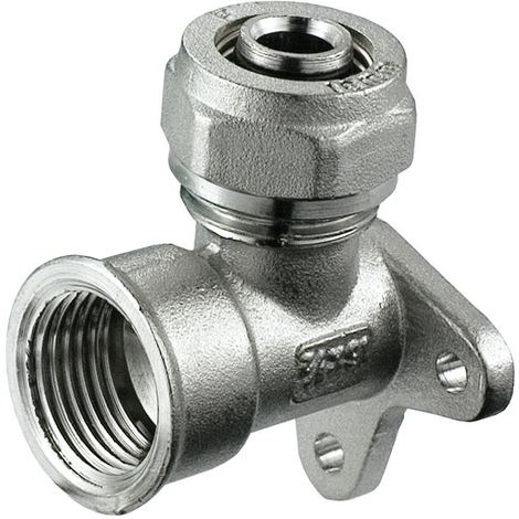 G1/2 Female x 15mm Pipe Tee Compression Fitting Wallmount