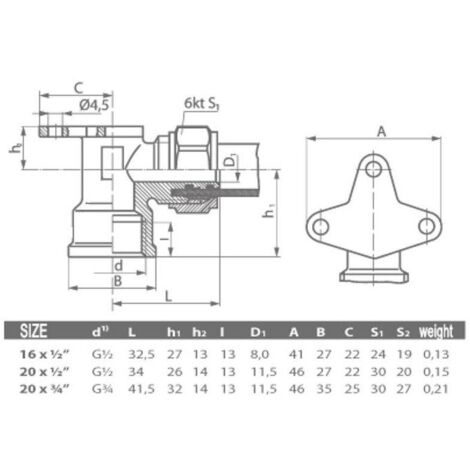 15mm x 3/4 Male Compression Parallel Elbow : : DIY