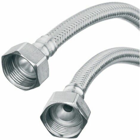 50cm 3/4 x 3/4 Flexi Flexible Kitchen Basin MonoBloc Tap Connector Hose Pipe