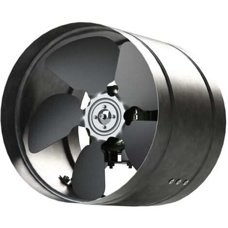 Inline Duct Fan 210mm Zinc Plated Metal aRw Ducting Industrial Extractor Fan