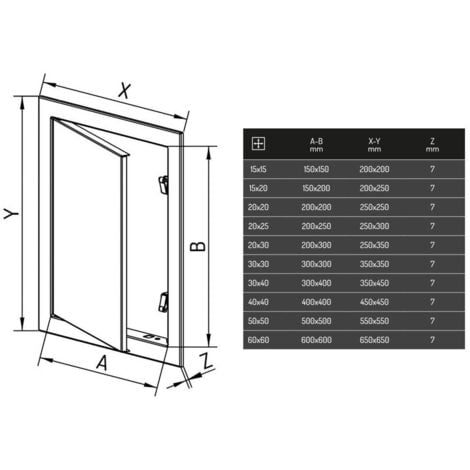 Access Panel Stainless Steel 600x600mm Inspection Door Revision