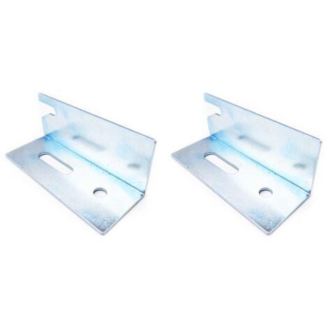 Universal Adjustable Radiator Brackets 2 Pack Galvanized Steel