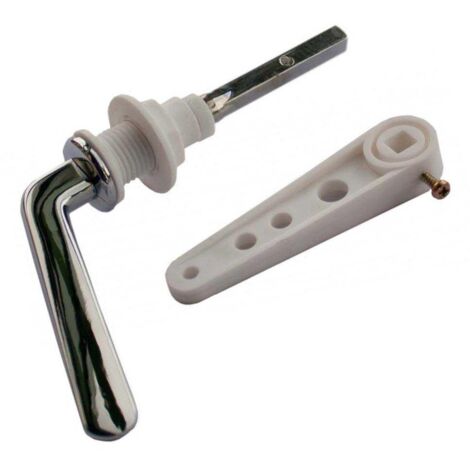 PS WC Cistern Handle - Chromed Metal