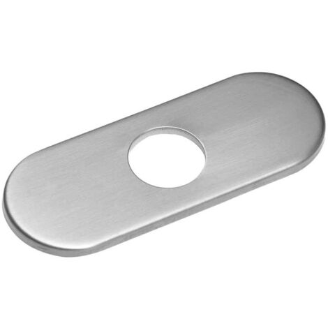 10 Inch Stainless Steel Faucet Hole Cover Plate - Sink Deck Plate, 1-Hole Tap Cover
