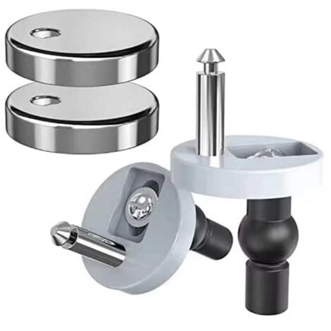 2pcs Quick Release Toilet Seat Fixings For Top Pin Type Hinges Connectors Fittings